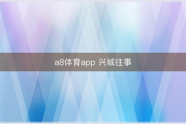 a8体育app 兴城往事