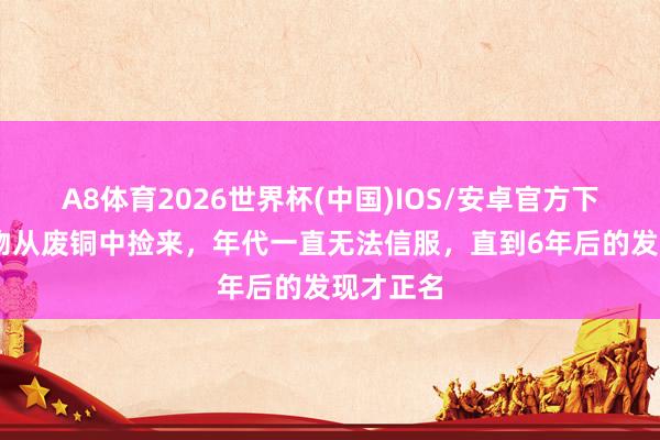 A8体育2026世界杯(中国)IOS/安卓官方下载 此文物从废铜中捡来,年代一直无法信服,直到6年后的发现才正名