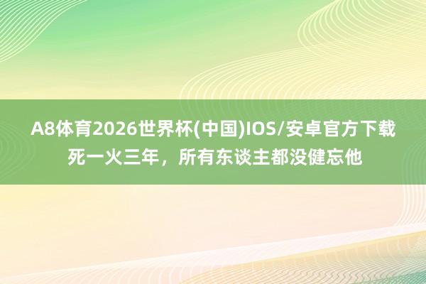A8体育2026世界杯(中国)IOS/安卓官方下载 死一火三年，所有东谈主都没健忘他