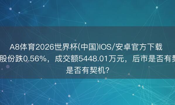 A8体育2026世界杯(中国)IOS/安卓官方下载 天宇股份跌0.56%,成交额5448.01万元,后市是否有契机?