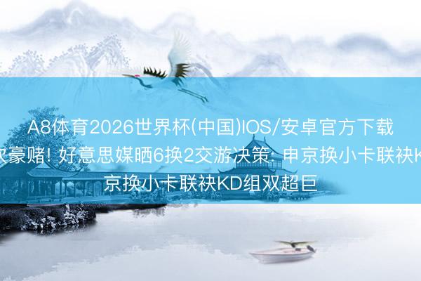 A8体育2026世界杯(中国)IOS/安卓官方下载 火箭或再次豪赌! 好意思媒晒6换2交游决策: 申京换小卡联袂KD组双超巨
