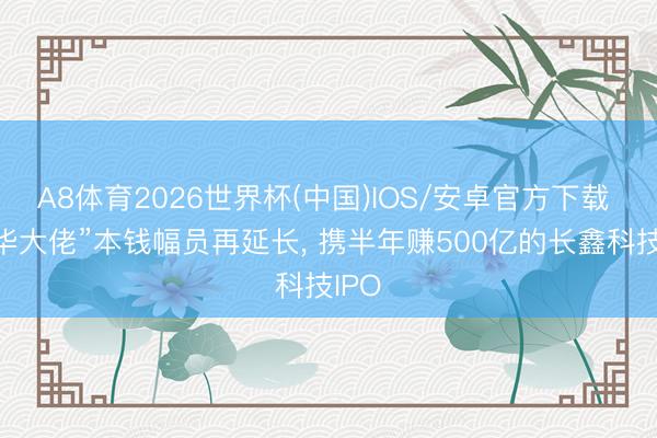 A8体育2026世界杯(中国)IOS/安卓官方下载 “清华大佬”本钱幅员再延长， 携半年赚500亿的长鑫科技IPO