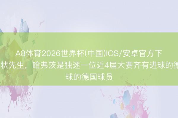 A8体育2026世界杯(中国)IOS/安卓官方下载 大形状先生，哈弗茨是独逐一位近4届大赛齐有进球的德国球员